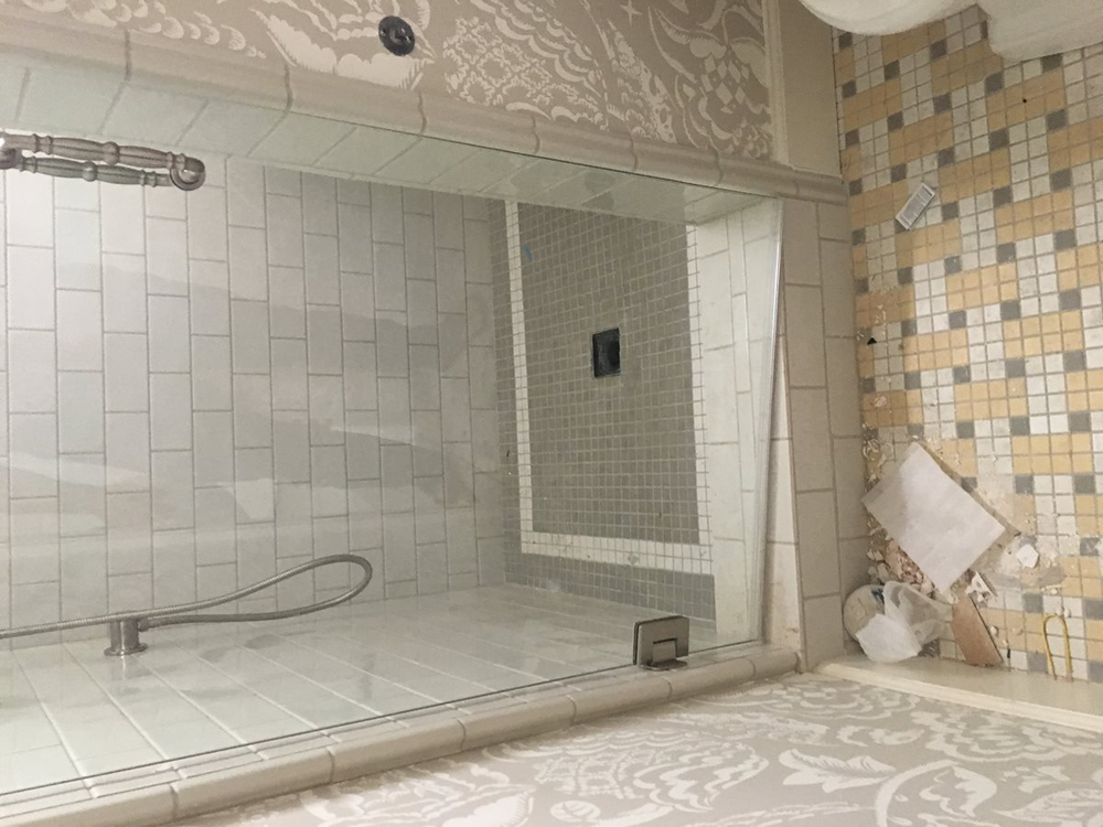 bathroom with shower