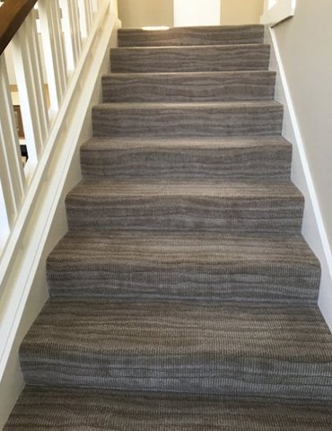 carpeted staircase