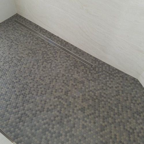 tiled room