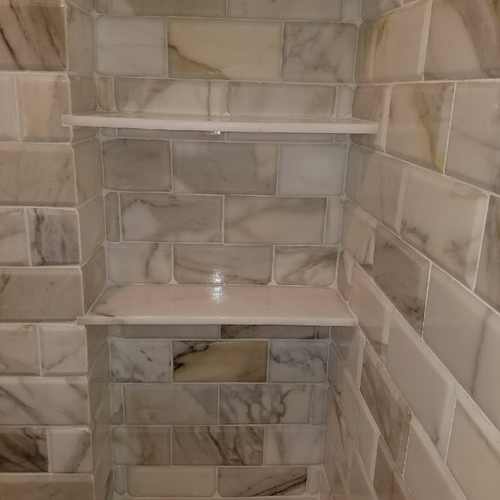 tiled bathroom