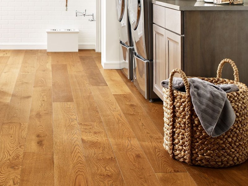 kitchen with hardwood floor from Kenny's Custom Flooring Inc. in San Marcos, CA