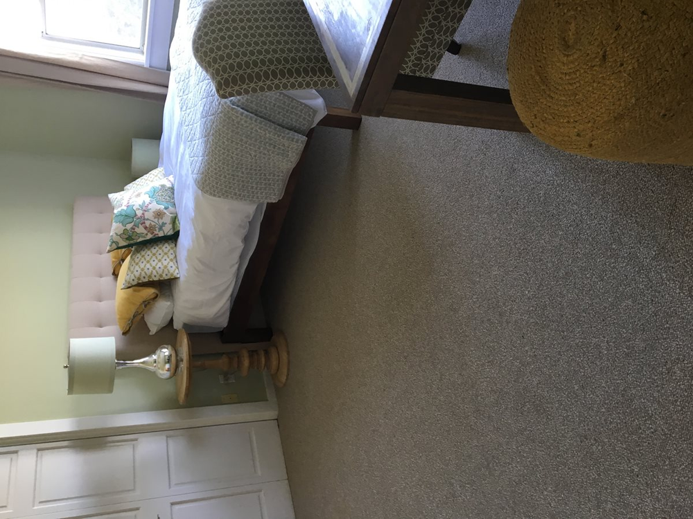 carpeted bedroom